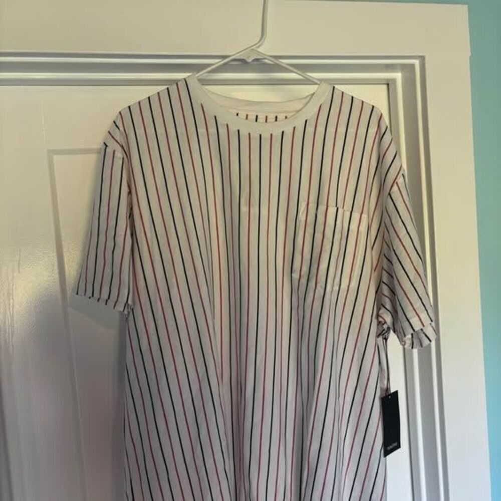 Tenōre Vertical Yarn Dye Stripe Tee 2XL